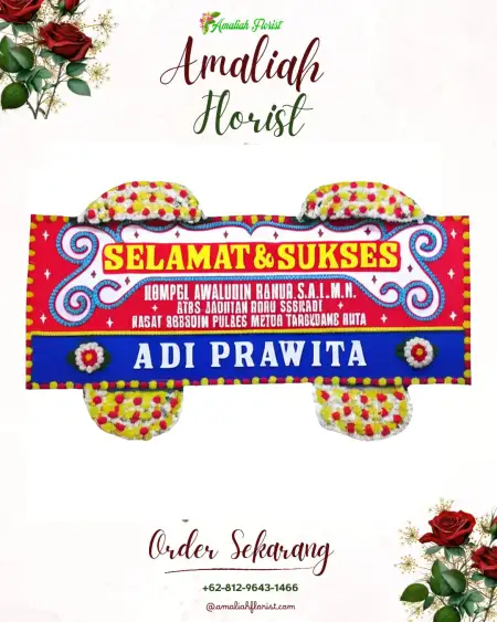 Papan Bunga Ucapan Selamat Pulojaya